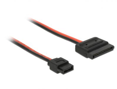 Cable Power SATA 15 pin receptacle Power Slim SATA 6 pin receptacle (5 V) 24 cm