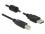 Delock Cable USB 2.0 Type-A male USB 2.0 Type-B male 5.0 m black