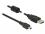 Delock Cable USB 2.0 Type-A male USB 2.0 Mini-B male 5.0 m black