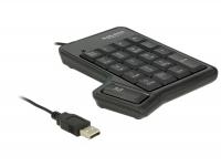 USB Key Pad 19 keys + Tab key black
