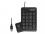 USB Key Pad 19 keys + Tab key black