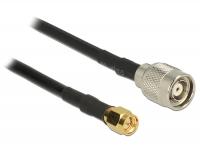 Antenna Cable RP-TNC Plug SMA Plug RG-58 CU 7.5 m