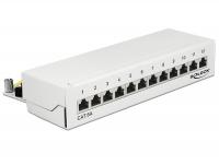 Delock Desktop Patch Panel 12 Port Cat.6A white