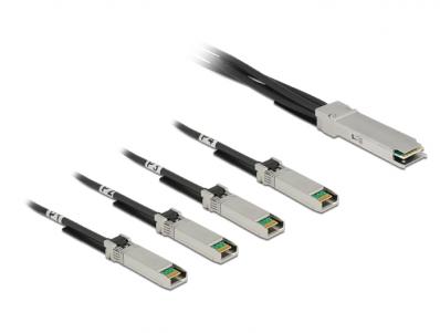 Cable Twinax QSFP28 male 4 x SFP28 male 2 m