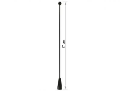 TETRA BOS Antenna 380 - 410 MHz 0 dBi 17 cm omnidirectional screw mount