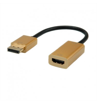 ROLINE DisplayPort-HDMI Adapter, DP M - HDMI F