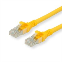  ROLINE S/FTP Patch Cord Cat.6A, Component Level, LSOH, yellow, 10.0 m