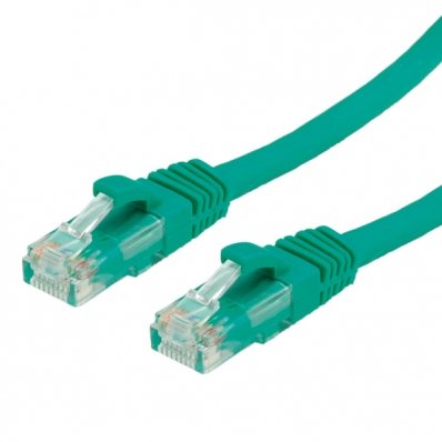 VALUE UTP Patch Cord Cat.6A, green, 15.0 m