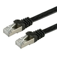 VALUE FTP Patch Cord, Cat.6a, black, 3.0 m, extra-flat