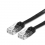 VALUE UTP Patch Cord, Cat.6a, black, 0.5 m, extra-flat