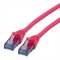 ROLINE UTP Patch Cord Cat.6A, Component Level, LSOH, pink, 0.3 m