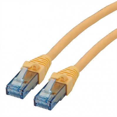 ROLINE UTP Patch Cord Cat.6A, Component Level, LSOH, yellow, 10.0 m