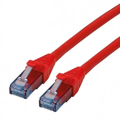 ROLINE UTP Patch Cord Cat.6A, Component Level, LSOH, red, 0.5 m