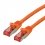 ROLINE S/FTP Patch Cord Cat.6 Component Level, LSOH, orange, 2.0 m