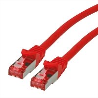 ROLINE S/FTP Patch Cord Cat.6 Component Level, LSOH, red, 5.0 m