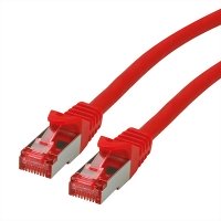 ROLINE S/FTP Patch Cord Cat.6 Component Level, LSOH, red, 0.5 m