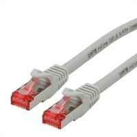 ROLINE S/FTP Patch Cord Cat.6 Component Level, LSOH, grey, 0.3 m