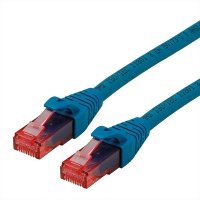 ROLINE UTP Cable Cat.6 Component Level, LSOH, blue, 0.5 m