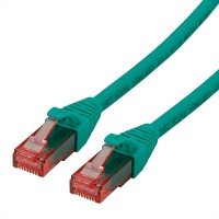 ROLINE UTP Cable Cat.6 Component Level, LSOH, green, 0.3 m