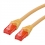 ROLINE UTP Cable Cat.6 Component Level, LSOH, yellow, 0.3 m