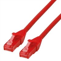 ROLINE UTP Cable Cat.6 Component Level, LSOH, red, 0.5 m