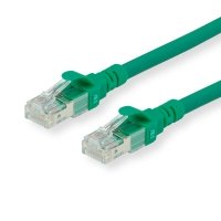ROLINE S/FTP Patch Cord Cat.6A, Component Level, LSOH, green, 1.5 m