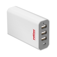 ROLINE USB Charger, 4 Ports (3x USB + 1x USB C), max. 40W