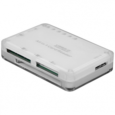 VALUE USB 3.0 Mini Card Reader, external, white