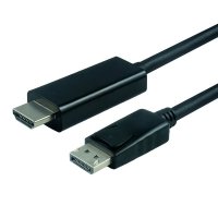 VALUE DisplayPort Cable, DP - UHDTV, M/M, black, 2.0 m