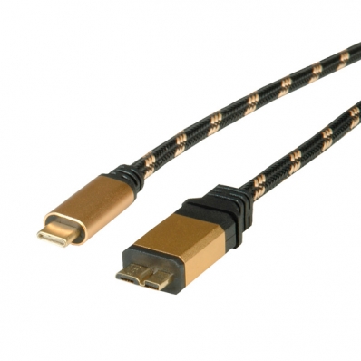 ROLINE GOLD USB 3.1 Cable, C-Micro B, M/M, 0.5 m