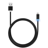 ROLINE USB 2.0 LED Charging Cable, A - Micro B, M/M, 1.0 m