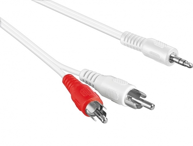 Delock Cable Audio 3.5 mm stereo jack male > 2 x RCA male 10 m