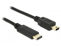 Delock Cable USB Type-C™ 2.0 male > USB 2.0 Type Mini-B male 2.0 m black
