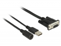 Navilock Connection Cable MD6 Serial > D-SUB 9 Serial for GNSS Receiver with power supply via USB