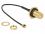 Delock Antenna Cable RP-SMA Jack Bulkhead > MHF / U.FL-LP-068 Compatible Plug 100 mm 1.13 thread length 9 mm splash proof