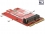 Delock Adapter Mini PCIe > M.2 Key E slot