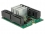 Delock Converter M.2 Key B+M male > Hybrid 4 x SATA 7 pin male with RAID