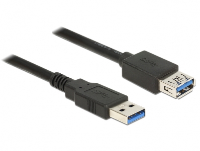 Delock Extension cable USB 3.0 Type-A male > USB 3.0 Type-A female 5.0 m black