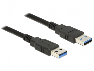 Delock Cable USB 3.0 Type-A male > USB 3.0 Type-A male 0.5 m black