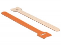 Delock Hook-and-loop fasteners L 150 mm x W 12 mm 10 pieces orange