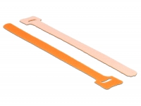 Delock Hook-and-loop fasteners L 200 mm x W 12 mm 10 pieces orange