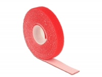 Delock Hook-and-loop fasteners L 3 m x W 13 mm roll red