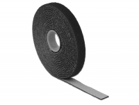 Delock Hook-and-loop fasteners L 5 m x W 13 mm roll black