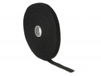 Delock Hook-and-loop fasteners L 10 m x W 13 mm roll black