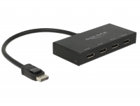 Delock Displayport 1.2 Splitter 1 x Displayport in > 4 x Displayport out 4K