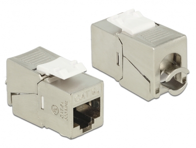 Delock Keystone Module RJ45 jack - LSA Cat.6A compact