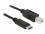 Delock Cable USB Type-C™ 2.0 male > USB 2.0 Type-B male 0.5 m black