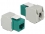 Delock Keystone Module RJ45 jack > LSA Cat.6 UTP green