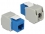 Delock Keystone Module RJ45 jack > LSA Cat.6 UTP blue