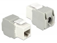 Delock Keystone Module RJ45 jack > LSA Cat.6 UTP white